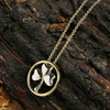 14kt Gold Vermeil Celtic Shamrock Necklace