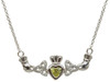 1 Stone Trinity Knot Mother's Pendant