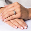 14kt White Gold Trinity Knot Mount Only Engagement Ring