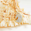 14kt Gold Lab Grown Diamond Wave Drops Necklace