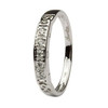 Five Stone Diamond set Celtic I Love You eternity styled Ring