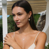 14kt Gold Lab-Grown Diamond Sea Wave Necklace