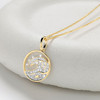14kt Gold Lab-Grown Diamond Sea Wave Necklace