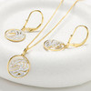 14kt Gold Lab-Grown Diamond Sea Wave Necklace