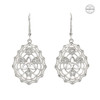 Irish Lace Sterling Silver Trinity Knot Earrings