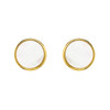 14kt Gold Vermeil with Mother of Pearl Stud Earrings