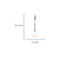 Sterling Silver with Freshwater Pearl Hoop Earrings