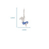 Sterling Silver Sapphire Blue Mermaid Earrings