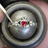 Claddagh Birthstone Ring July