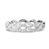 14kt White Gold Lab-Diamond Celtic Infinity Knot Wedding Ring