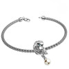 Pearl &amp; Crystal Dolphin Charm Bead With Crystals