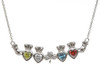 4 Stone Shamrock Mothers Pendant