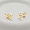 14kt Gold Lab-Grown Diamonds Mini Starfish Stud Earrings