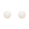Sterling Silver with small Freshwater Pearl Stud Earrings