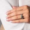 14kt White Gold Love Knot Mount Only Engagement Ring