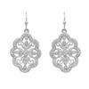 Irish Lace Sterling Silver Drop Stone Set Earrings