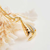 14K Gold Vermeil Sailboat Necklace with Cubic Zirconias