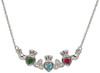3 Stone Trinity Knot Mothers Pendant