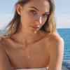 14kt Gold Lab-Grown Diamonds Tropical Flamingo Necklace