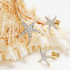 14kt Gold Lab Grown Diamond Starfish Necklace