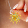 Sunburst Pendant in Sterling Silver