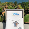 Turtle Necklace Mother & Baby With Crystals