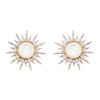 14kt Gold Vermeil Sun Stud Earrings
