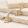 14kt Yellow Gold Lab Grown Diamond Tree of Life Drop Earrings