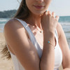 14K Gold Vermeil Mini Turtle Bracelet Turquoise and Lab Sapphire