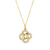 14kt Gold Lab Grown Diamond Dara Celtic Knot Necklace