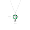 Hope Malachite Celtic Cross Pendant