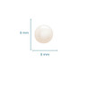 14kt Gold Vermeil with Large Freshwater Pearl Stud Earrings