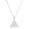 Sterling Silver Enamel Celtic Trinity Knot Necklace