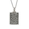 Sterling Silver Celtic Ingot Style Pendant