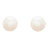 Sterling Silver with Large Freshwater Pearl Stud Earrings