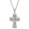 Celtic Trinity Knot Cross Embellished with Crystals