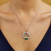 Six Stone Family Claddagh Pendant