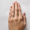 Diamond set 14K Matching Wedding ring for (14L68)