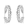 Sterling Silver Celtic Hoop Earrings - Small