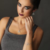 Trinity Knot Necklace Embellished with Crystals