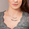 6 Stone Trinity Knot Mothers Pendant