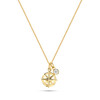 14kt Gold Lab-Grown Diamond Mini Compass Necklace