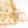 14kt Gold Lab Grown Diamond Octopus Necklace
