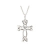Sterling Silver CZ Celtic Cross