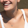 14kt Gold Lab Grown Diamond Turtle Necklace