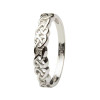 Ladies Celtic Knot Diamond Set Ring