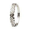 Ladies Celtic Knot Diamond Set Ring
