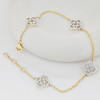 14kt Gold Lab Diamond Celtic Bracelet