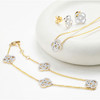 14kt Gold Lab Diamond Celtic Bracelet