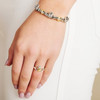 Claddagh Sterling Silver Ring with Real 10K Gold Heart